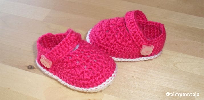 patrón patucos tipo merceditas