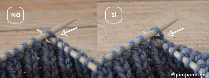 Cómo tejer punto inglés