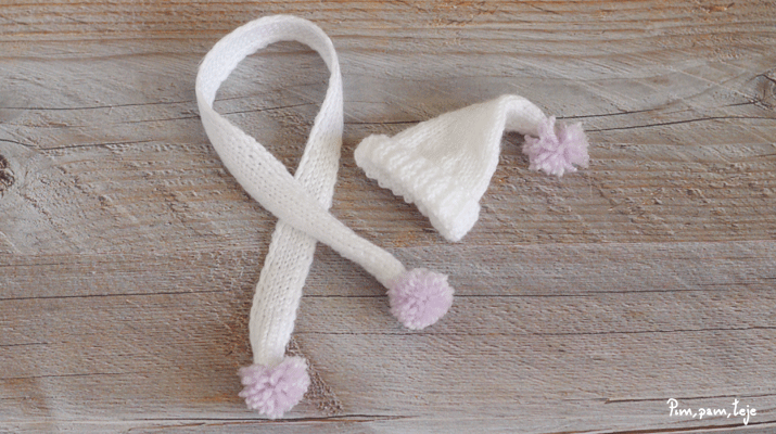 Patrón para tejer un osito a dos agujas