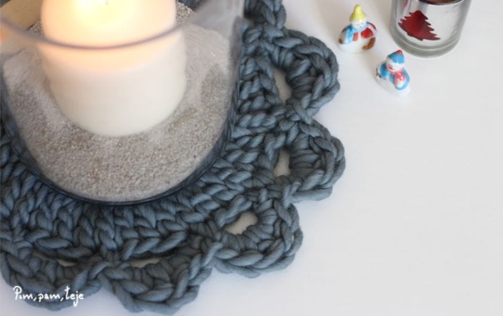 Mantelillo de ganchillo - crochet tipo mandala