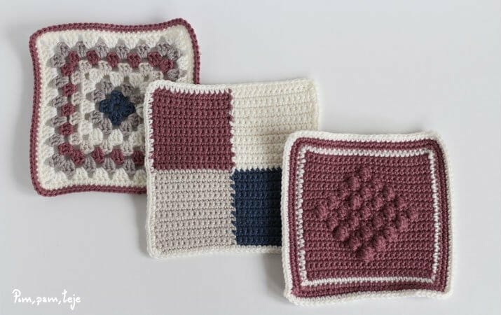 Cómo tejer una manta de granny square