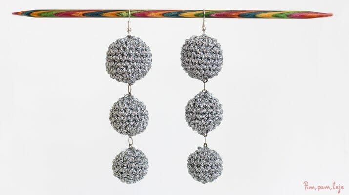 Pendientes de ganchillo
