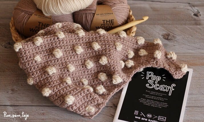 Kit de tejer Pop Scarf We Are Knitters