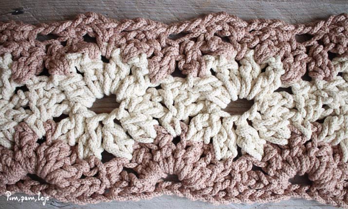 cubre macetas de ganchillo XL