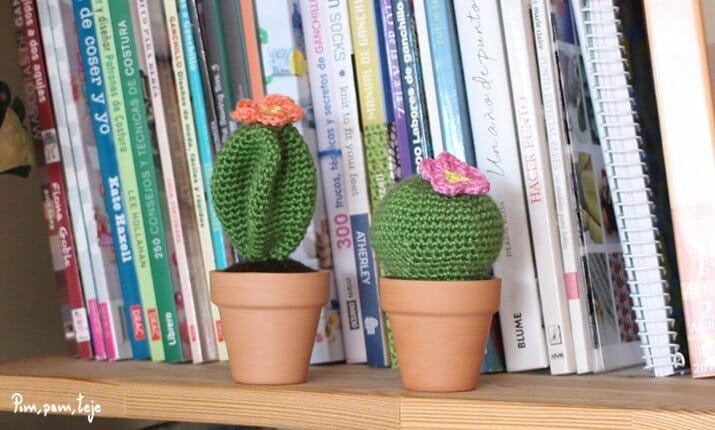 Patrón cactus amigurumi