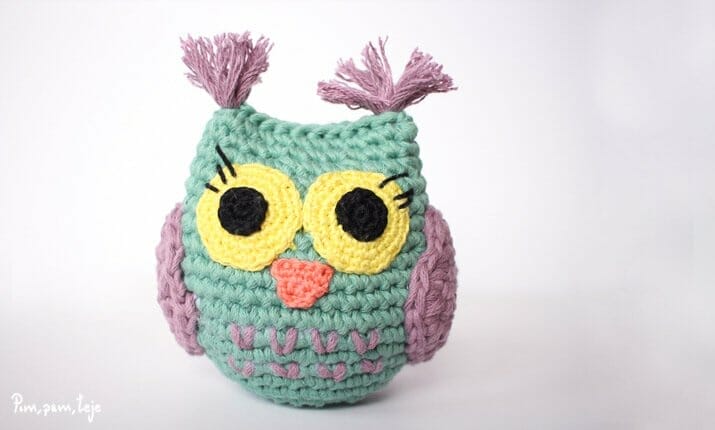 Cómo tejer un búho amigurumi