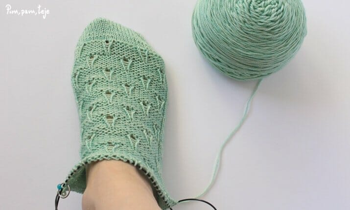 Calcetines Bonjour tejido con agujas de punto