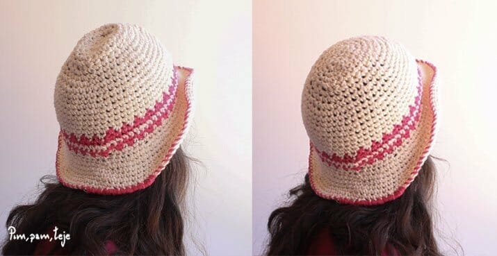 Patron sombrero ganchillo