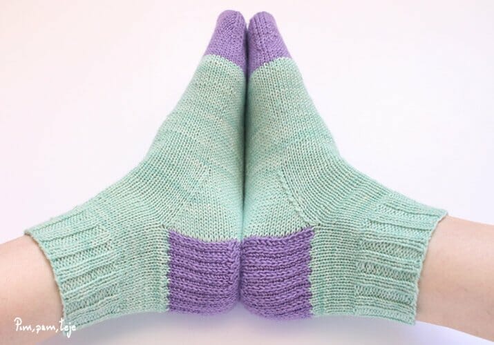 Patrón calcetines básicos