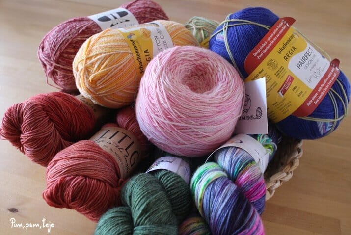 lana para calcetines