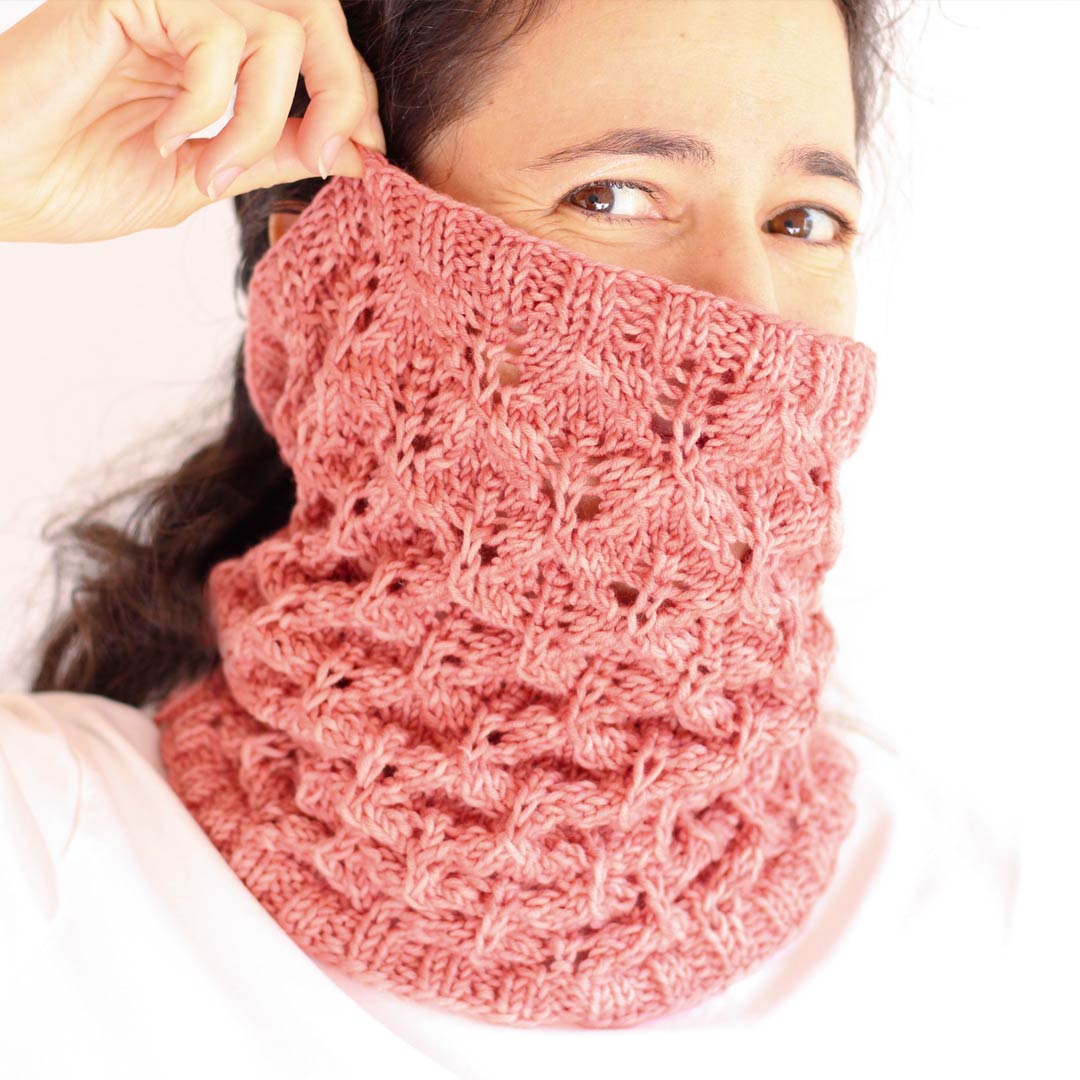 Patrón sencillo para aprender a tejer encajes