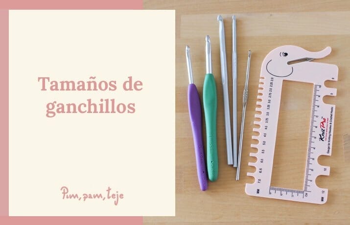 Tamaños de ganchillos y equivalencias