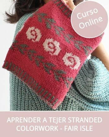 aprender a tejer stranded colorwork