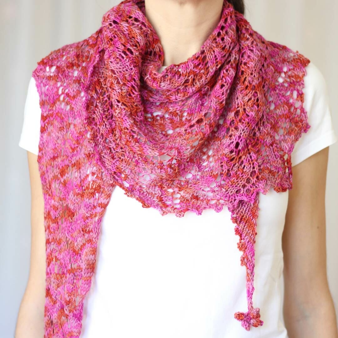 Aprender a tejer encajes en punto a dos agujas