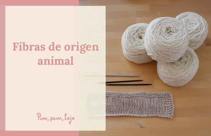 Fibras para tejer, de origen animal