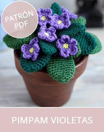 Patrón Pimpam Violetas