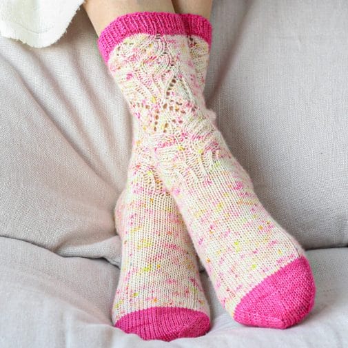 Patrón para tejer calcetines Sinergia a dos agujas