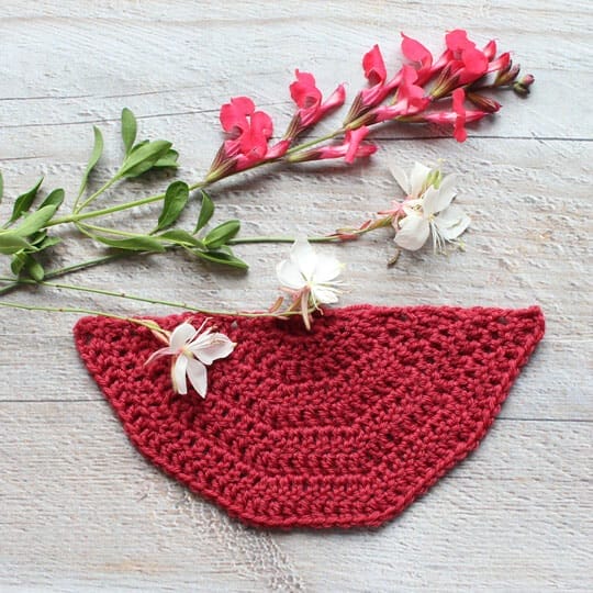 Como tejer un chal de ganchillo semicircular