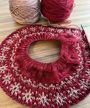 Curso online para aprender a tejer jaquard a dos agujas