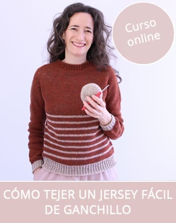 Cómo tejer un jersey fácil de ganchillo