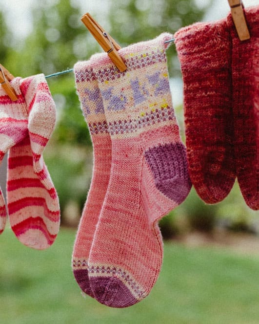 Aprender a tejer calcetines con dibujos