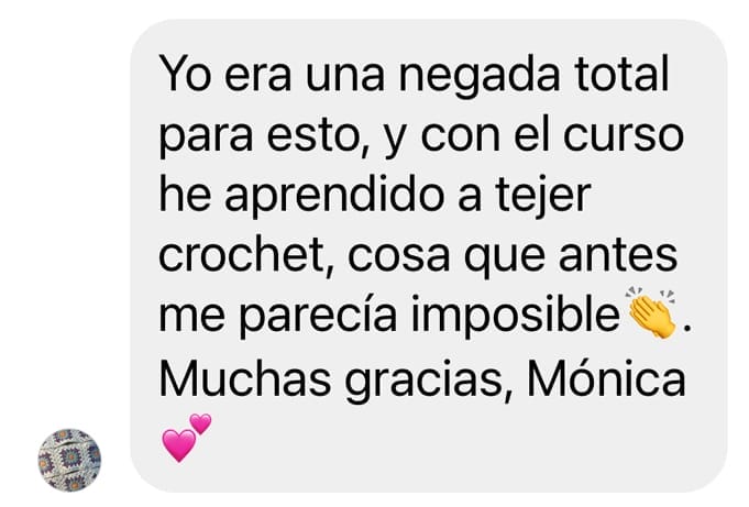 Curso aprender ganchillo opiniones