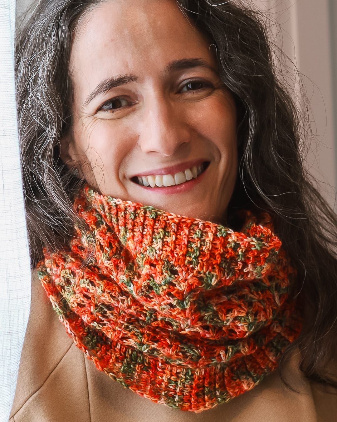 Patrón para tejer un cuello en ganchillo, cuello ruperta